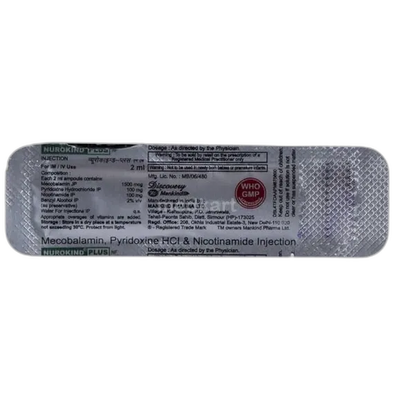 nurokind plus nf injection 2 ml